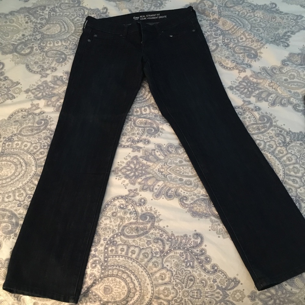 GAP real straight leg jeans 4/27A